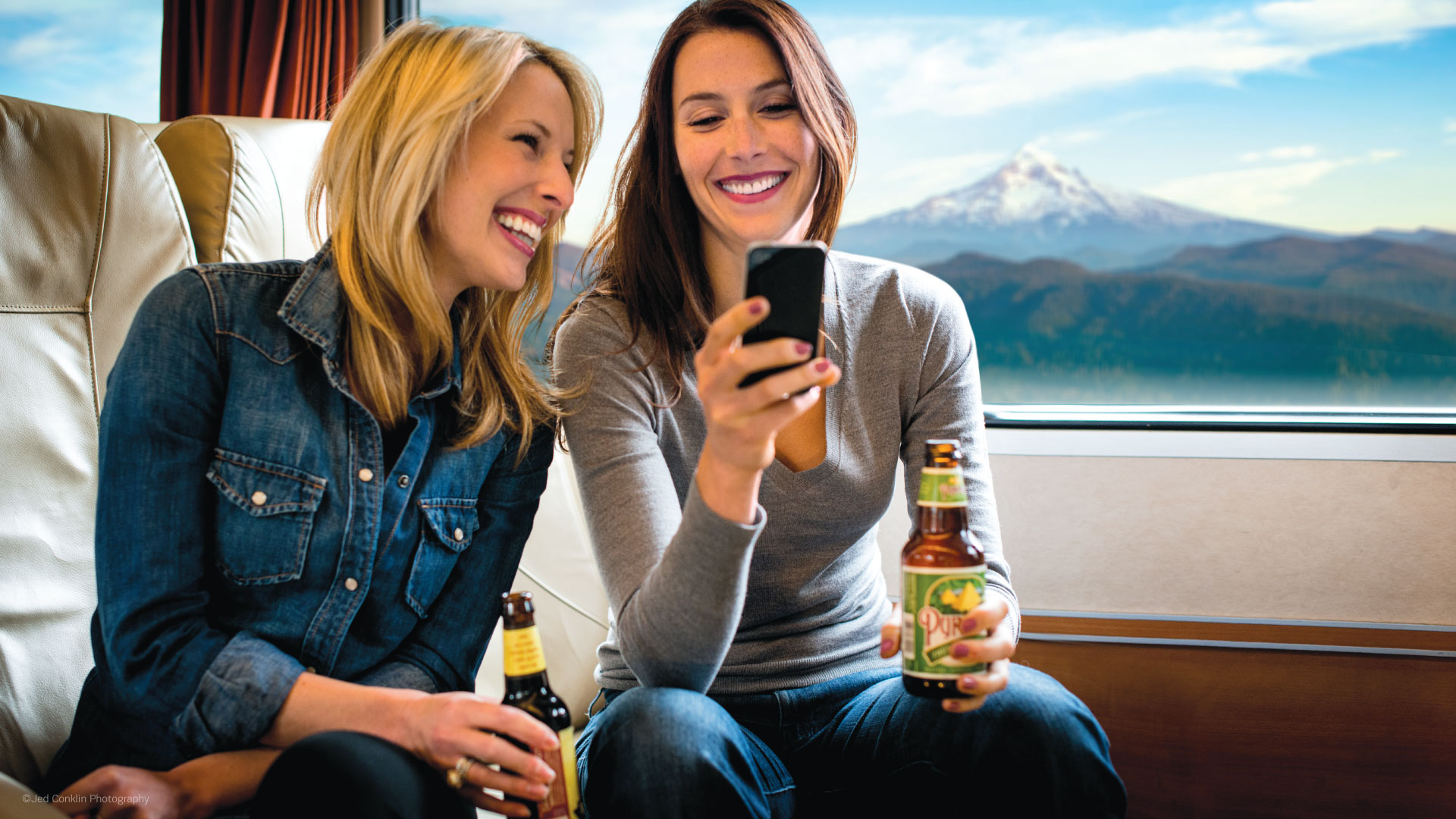 Amtrak Cascades - lifestyle photography