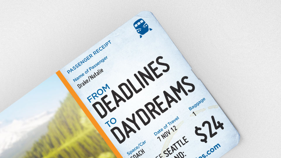 Amtrak Cascades - advertisement