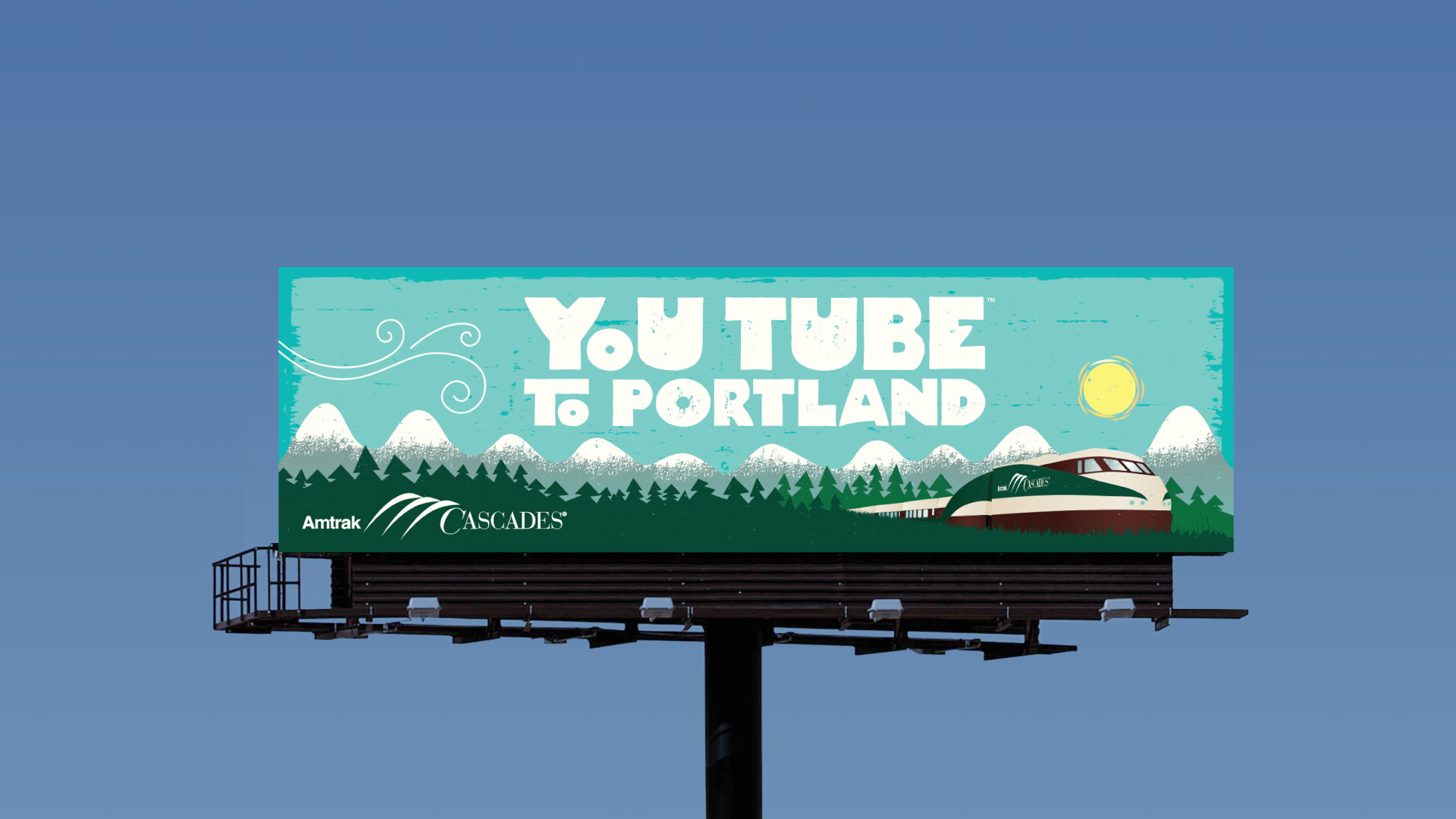 Amtrak Cascades - billboard