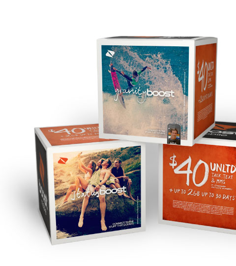 Boost Mobile - packaging
