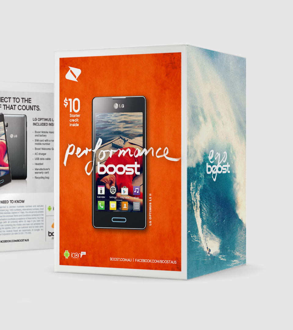 Boost Mobile - packaging