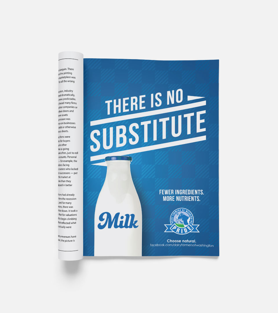 Washington Dairy - print advertisement