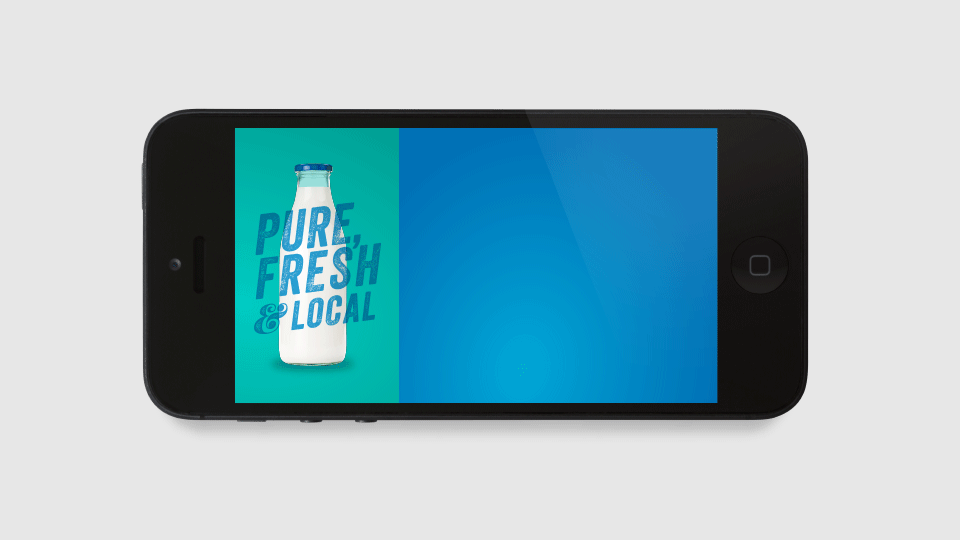 Washington Dairy - mobile banner advertisement