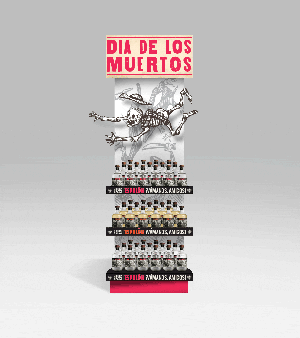 Espolón Tequila - in-store display