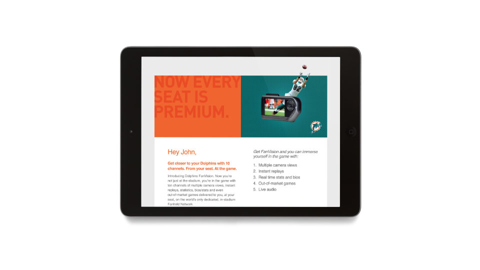 FanVision - html email