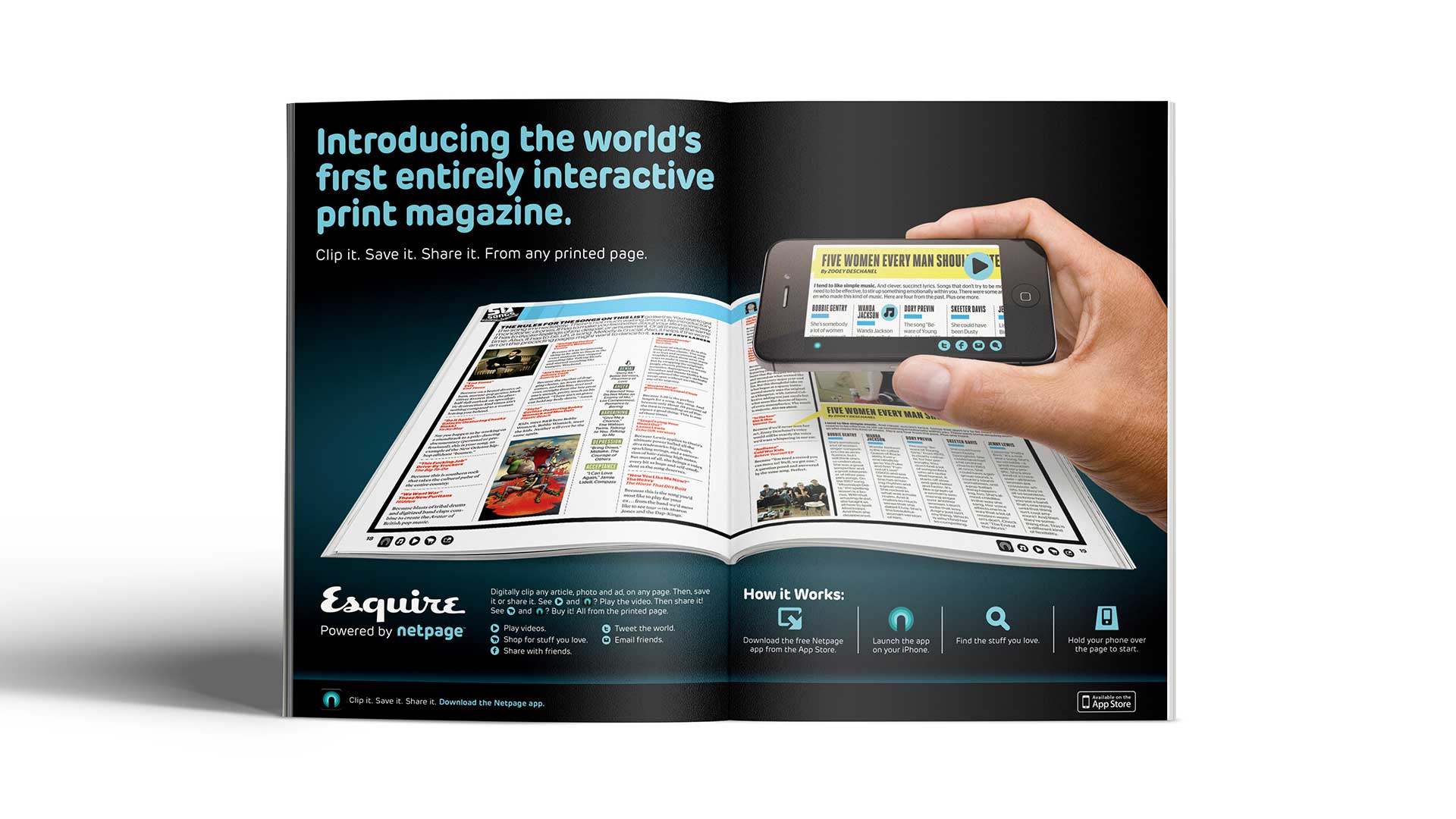 Netpage - print advertisement