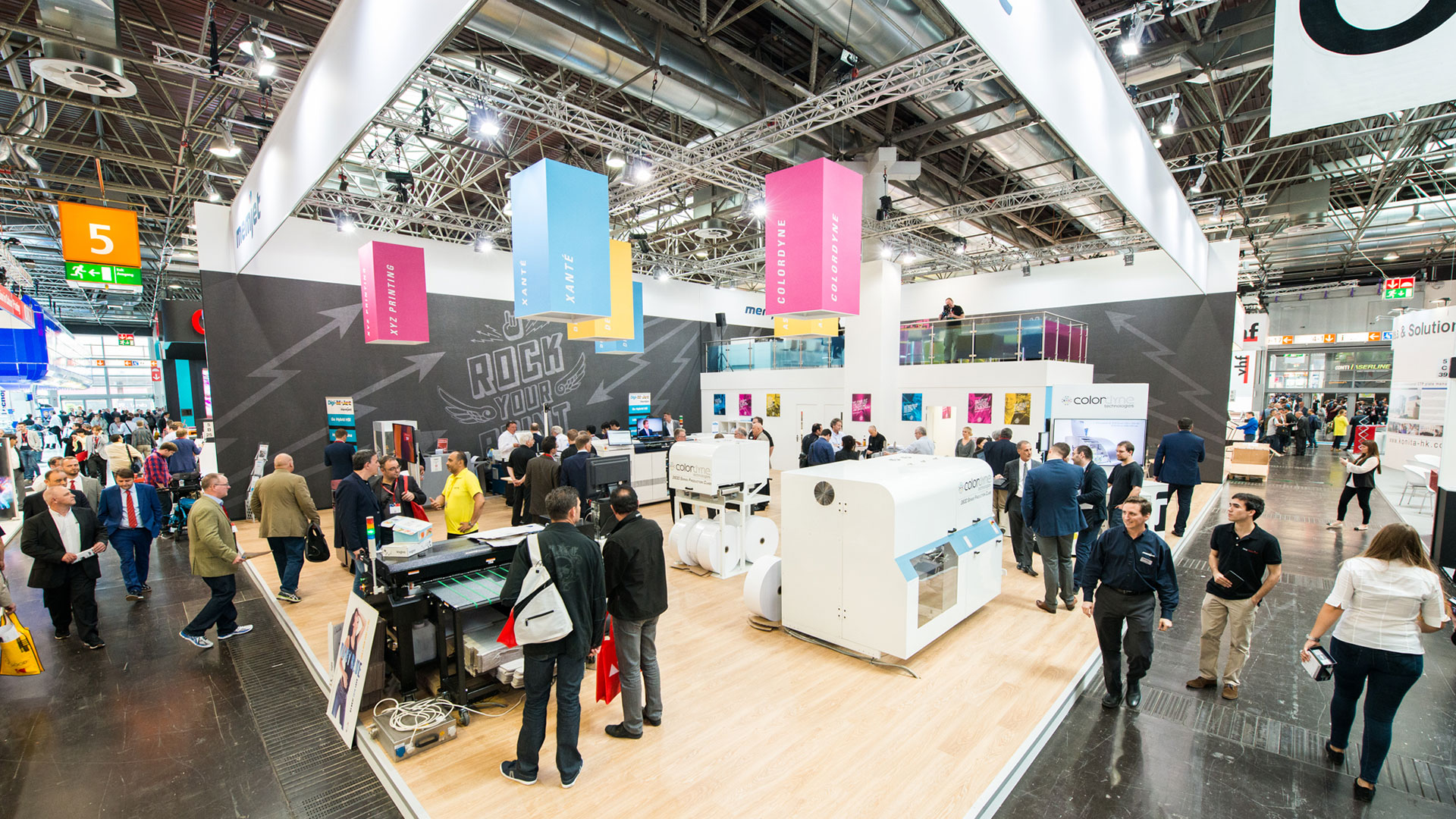 Memjet tradeshow booth