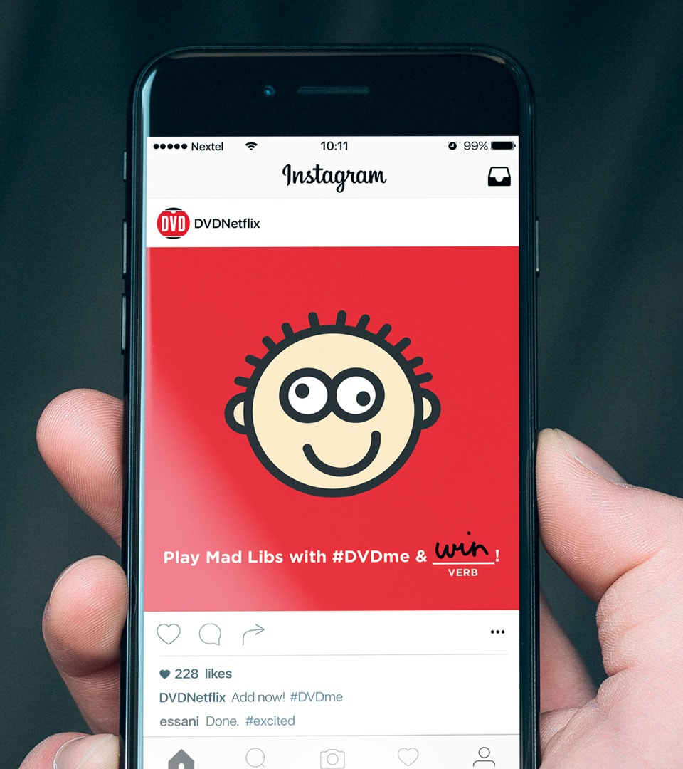 DVD.com Instagram ad