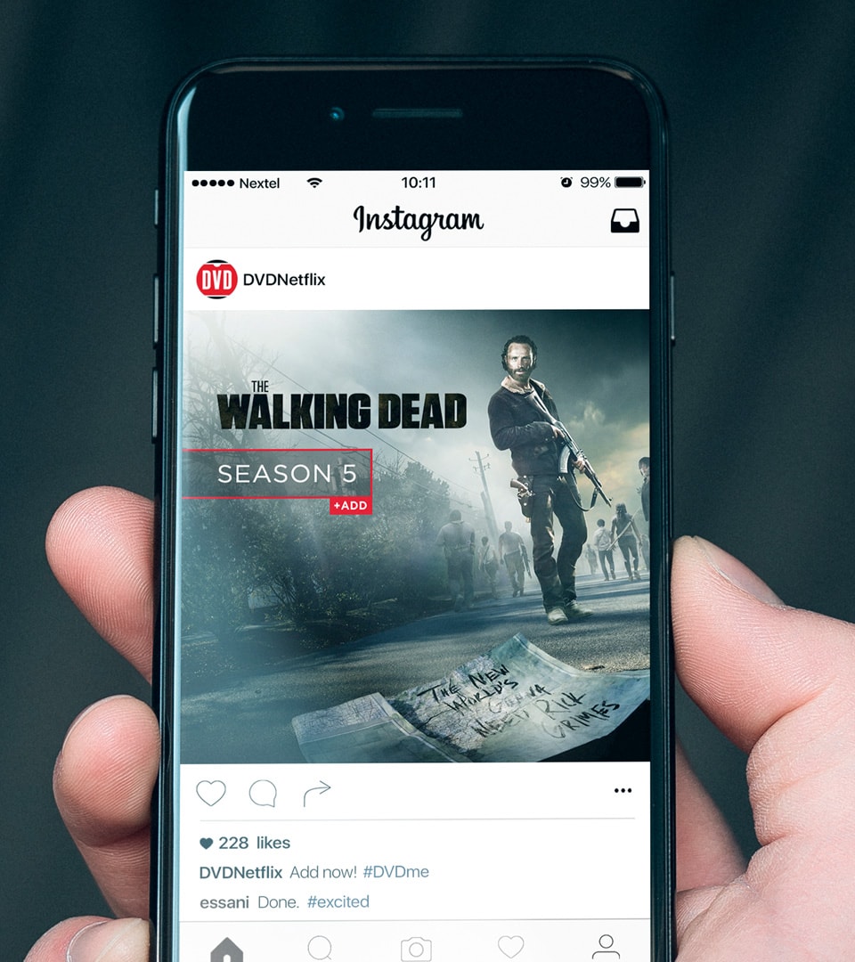 DVD.com Instagram ad