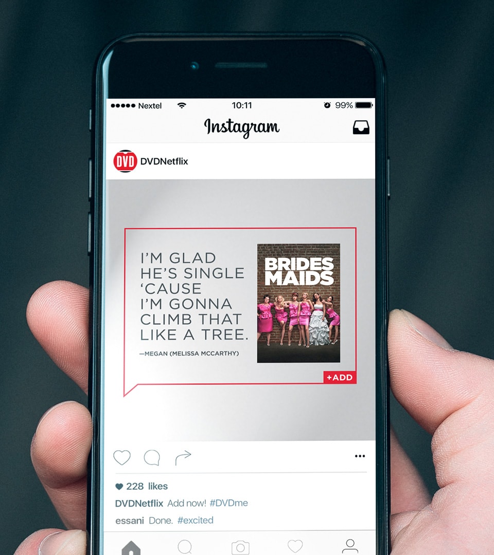 DVD.com Instagram ad