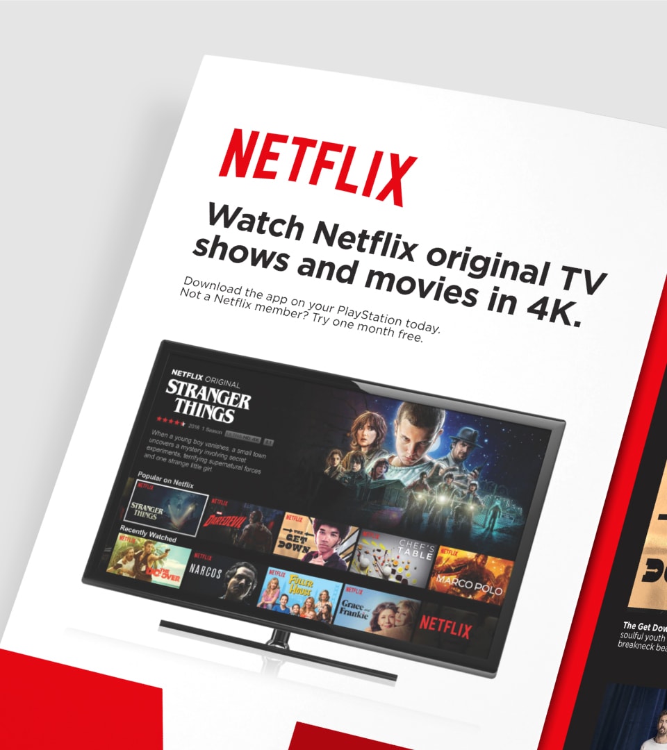 Netflix - print advertising