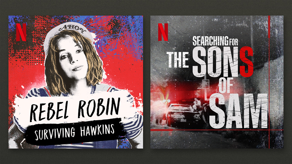 Netflix Podcast tiles